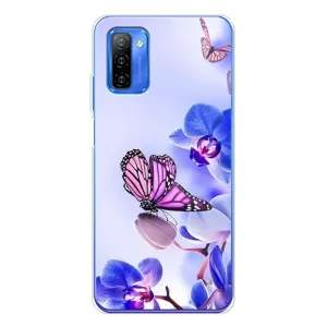 Чехлы с Цветами для Ulefone Note 12 (VPrint) (Бабочка на цветочке)