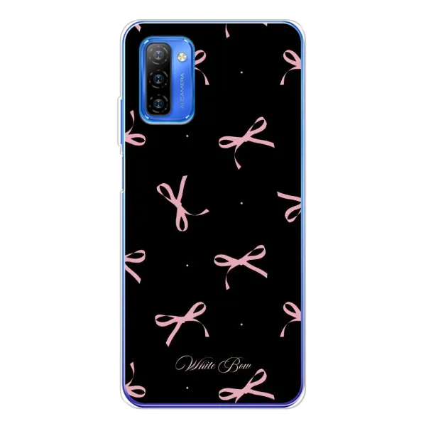 Чехол с принтом «Банты на черном» для Ulefone Note 12 Чехол с принтом «Банты на черном» для Ulefone Note 12