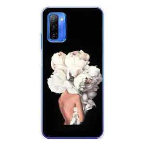 Чехлы (ART) Цветы на Ulefone Note 12 (VPrint) (Белые цветы)