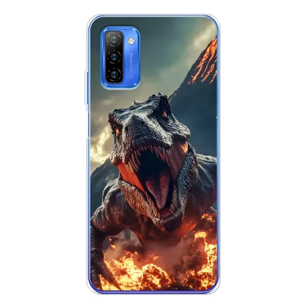 Чохол з принтом «Вогняний динозавр» для Ulefone Note 12 Чохол з принтом «Вогняний динозавр» для Ulefone Note 12