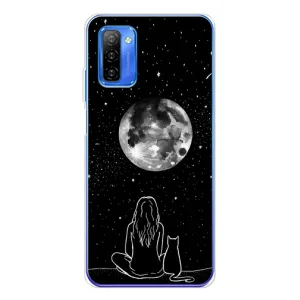 Чохол з принтом «Дівчина з котом» для Ulefone Note 12