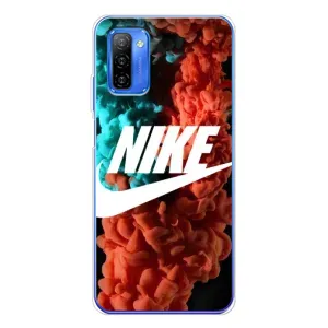 Чехол для Ulefone Note 12 - с принтом Найк (AlphaPrint) (Дымчатый найк)
