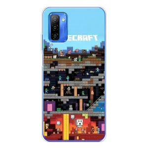 Чохол Майнкрафт на Ulefone Note 12 (AlphaPrint) Minecraft (фон Minecraft)