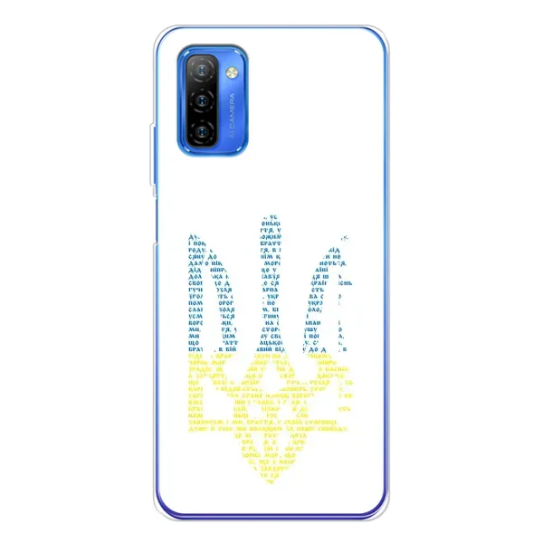 Чехол с принтом «Герб из букв» для Ulefone Note 12