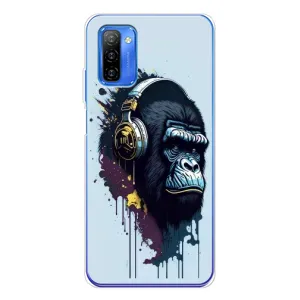 Чохол з принтом «Горила в навушниках» для Ulefone Note 12