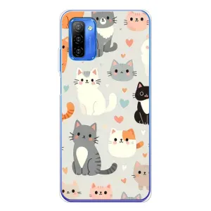 Чохол з принтом «Колаж котів» для Ulefone Note 12