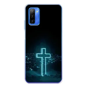 Чехол для Ulefone Note 12 (AlphaPrint) - (Христианские) (Крест и город)