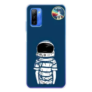 Чехол NASA для Ulefone Note 12 (AlphaPrint) (Мальчик в шлеме)