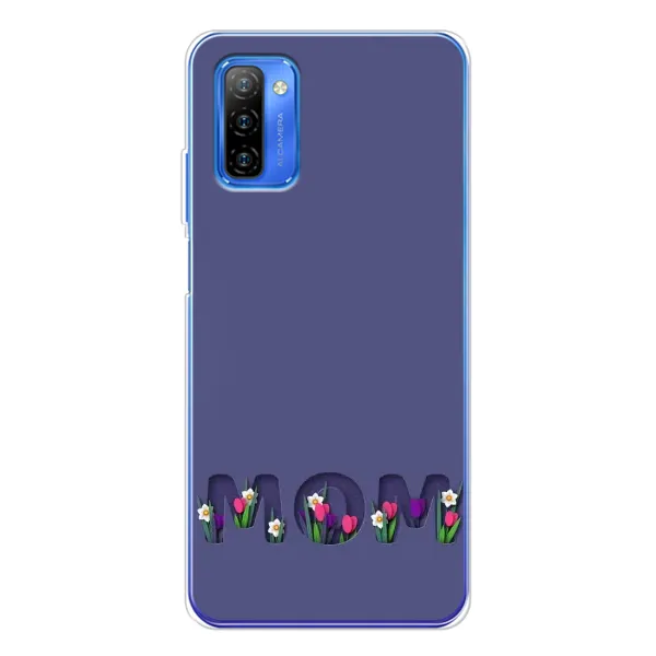 Чехол с принтом «Мама в цветах» для Ulefone Note 12