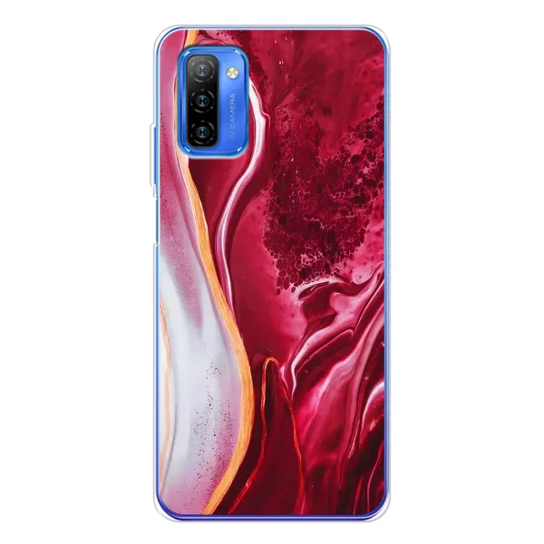 Чохол з принтом «Мрамор червоний» для Ulefone Note 12 Чохол з принтом «Мрамор червоний» для Ulefone Note 12