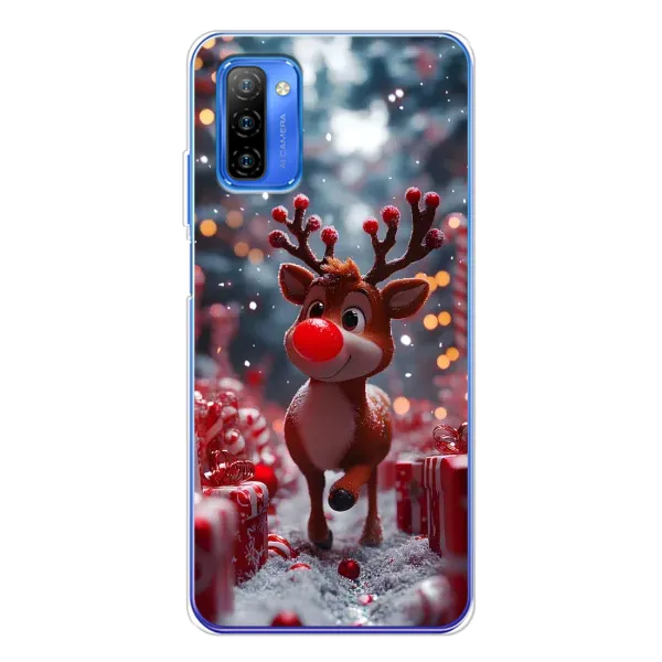 Чехол с принтом «Олень среди подарков» для Ulefone Note 12