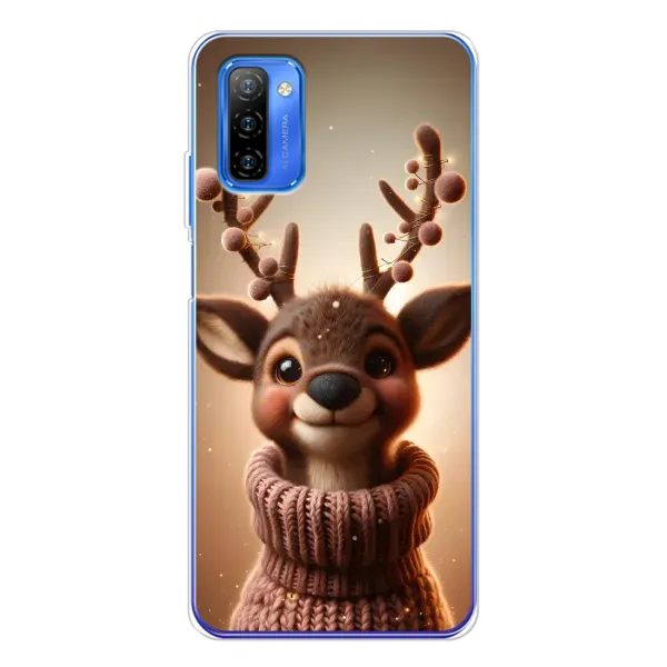Чехол с принтом «Олень в свитере» для Ulefone Note 12