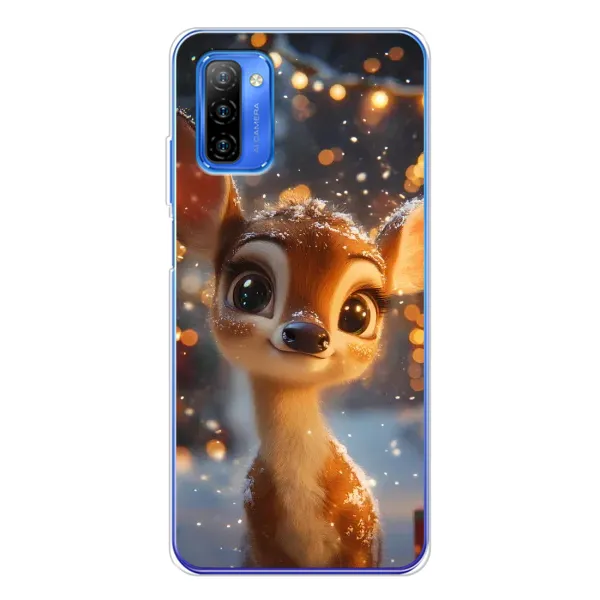Чехол с принтом «Олененок среди гирлянд» для Ulefone Note 12