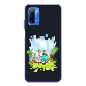 Чохол Майнкрафт на Ulefone Note 12 (AlphaPrint) Minecraft (персонажі Minecraft)