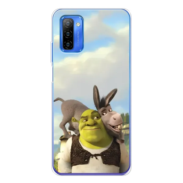 Чохол з принтом «Шрек та Осел» для Ulefone Note 12 Чохол з принтом «Шрек та Осел» для Ulefone Note 12