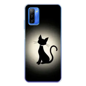 Чехол с принтом «Силуэт котика» для Ulefone Note 12