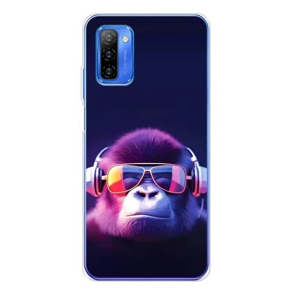 Чохол з принтом «Стильна мавпа» для Ulefone Note 12