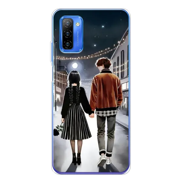Чохол з принтом «Венздей та Тайлер» для Ulefone Note 12 Чохол з принтом «Венздей та Тайлер» для Ulefone Note 12