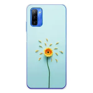Чехлы с Цветами для Ulefone Note 12 (VPrint) (Желтый цветок)