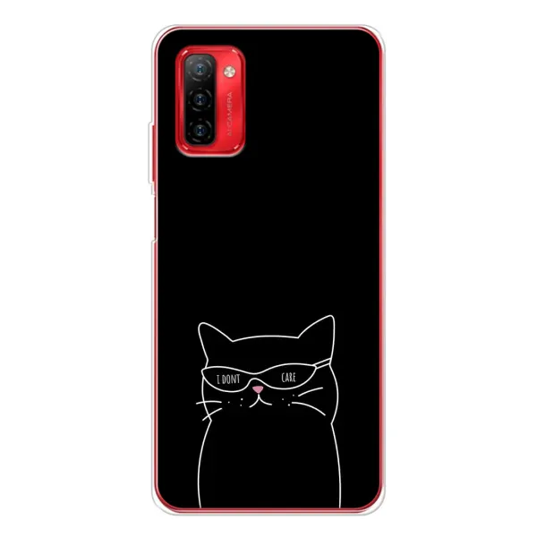 Чохол з принтом «Байдужий кіт» для Ulefone Note 12P
