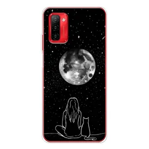 Чохол з принтом «Дівчина з котом» для Ulefone Note 12P