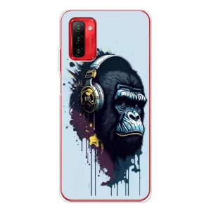 Чехол с принтом «Горилла в наушниках» для Ulefone Note 12P
