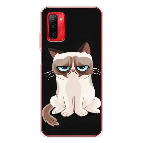 Чохол з принтом «Сумний кіт» для Ulefone Note 12P