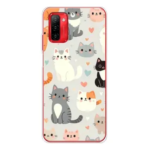Чохол з принтом «Колаж котів» для Ulefone Note 12P