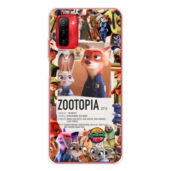 Чохол з принтом «Постер Зоотрополіс» для Ulefone Note 12P Чохол з принтом «Постер Зоотрополіс» для Ulefone Note 12P