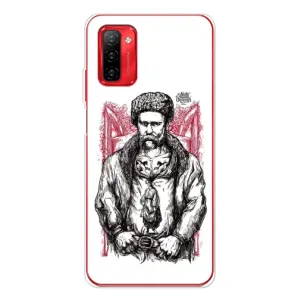 Чохли для Ulefone Note 12P с принтом Тараса Шевченко (AlphaPrint) (Козак Шевченко)