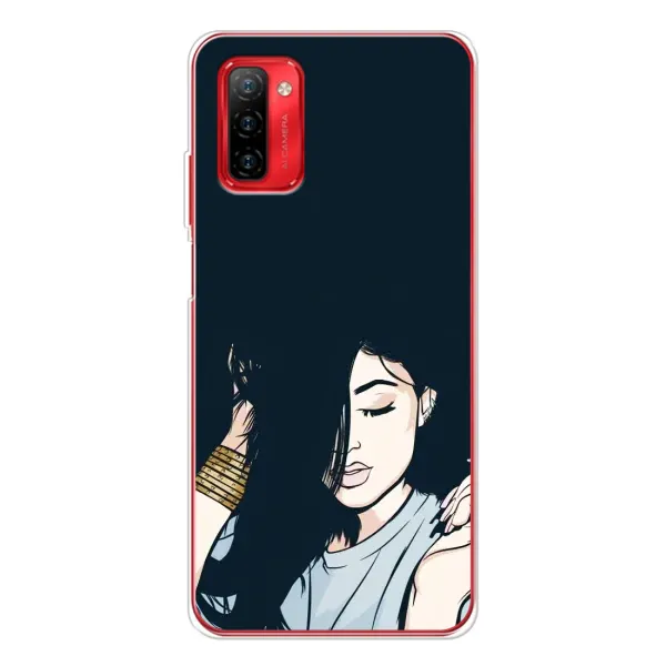 Чохол з принтом «Гарна дівчина» для Ulefone Note 12P