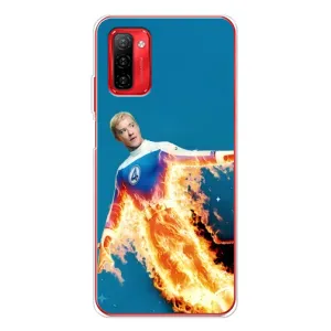 Чохол з принтом «Людина-факел у вогні» для Ulefone Note 12P