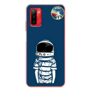 Чехол NASA для Ulefone Note 12P (AlphaPrint) (Мальчик в шлеме)