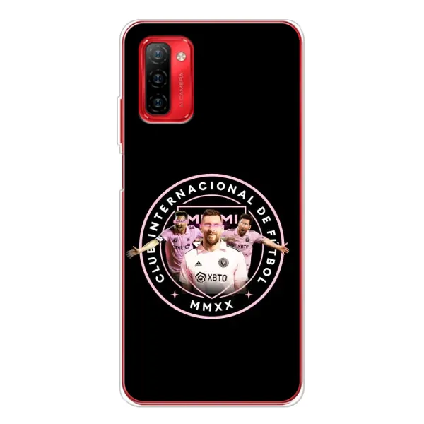 Чехол с принтом «Месси в лого» для Ulefone Note 12P