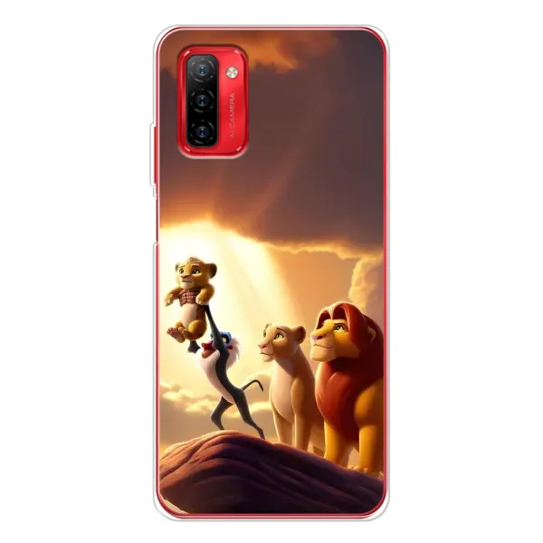 Чехол с принтом «Симба на презентации» для Ulefone Note 12P