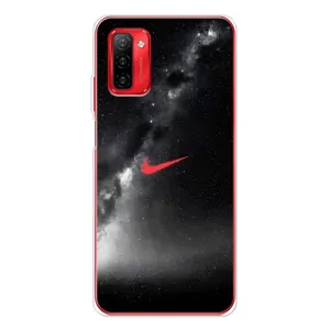 Чехол для Ulefone Note 12P - с принтом Найк (AlphaPrint) (Найк красный)