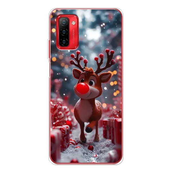 Чехол с принтом «Олень среди подарков» для Ulefone Note 12P