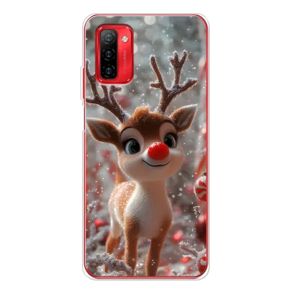 Чехол с принтом «Олень с носом» для Ulefone Note 12P