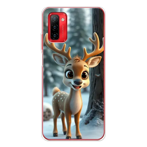 Чехол с принтом «Олененок в лесу» для Ulefone Note 12P