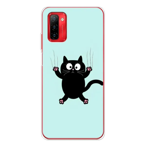 Чохол з принтом «Падаючий кіт» для Ulefone Note 12P