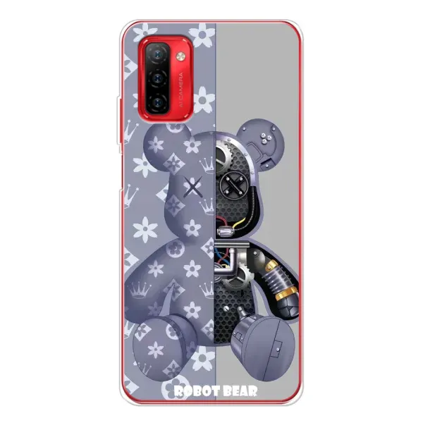 Чехол с принтом «Робот Мишка» для Ulefone Note 12P Чехол с принтом «Робот Мишка» для Ulefone Note 12P