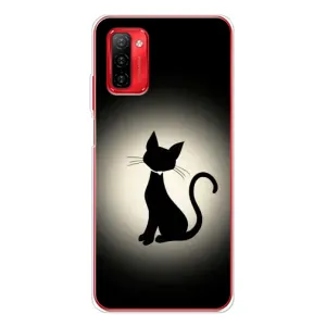 Чохол з принтом «Силует котика» для Ulefone Note 12P