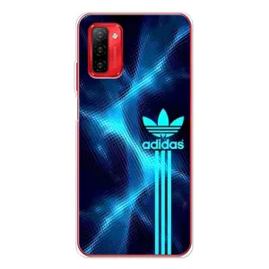 Чехлы Адидас для Ulefone Note 12P (AlphaPrint) (Синий Адидас)