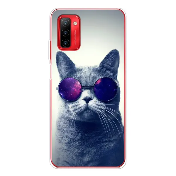 Чохол з принтом «Стильний кіт» для Ulefone Note 12P