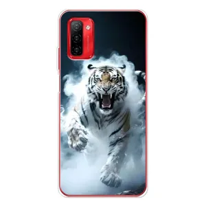 Чохол з принтом «Білий тигр у диму» для Ulefone Note 12P