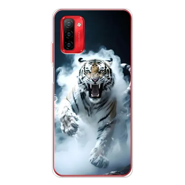 Чохол з принтом «Білий тигр у диму» для Ulefone Note 12P Чохол з принтом «Білий тигр у диму» для Ulefone Note 12P