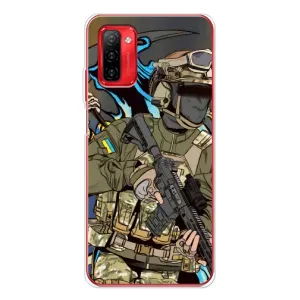 Чехлы с картинкой ЗСУ для Ulefone Note 12P (AlphaPrint) (Воїн ЗСУ)