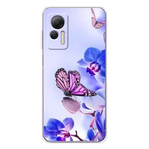 Чехлы с Цветами для Ulefone Note 14 (VPrint) (Бабочка на цветочке)