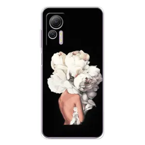 Чехлы (ART) Цветы на Ulefone Note 14 (VPrint) (Белые цветы)