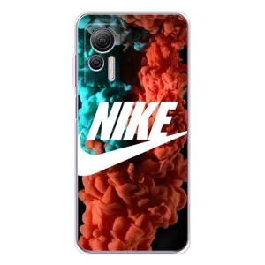 Чехол для Ulefone Note 14 - с принтом Найк (AlphaPrint) (Дымчатый найк)
